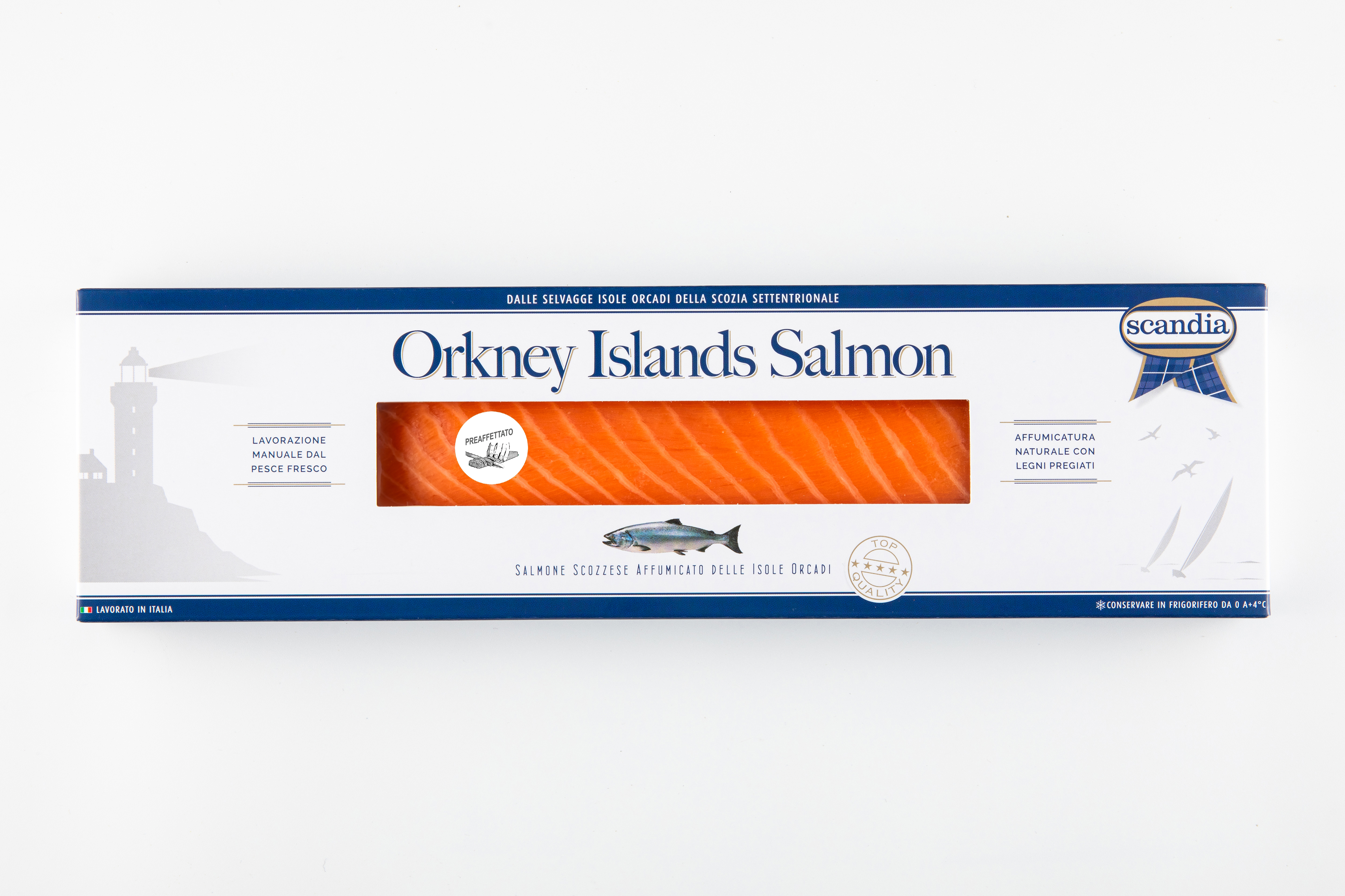 Orkney Islands Salmon - Lingotto 170/200 g PREAFFETTATO